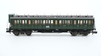Fleischmann N 8086K Abteilwagen 3. Kl mit Bremserhaus C4...
