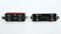 Märklin H0 Konvolut Gedeckter Güterwagen (386 Hühnerwagen) Schotterwagen (367 Talbot) Hochbordwagen mit Bremserhaus (311) Kranwagen (366) Weinfasswagen Länderbahn