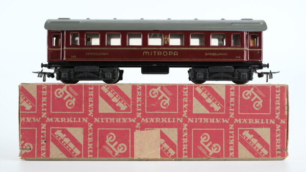 Märklin H0 342 Reisezugwagen C4ü der MITROPA (Rote Pappe OVP)