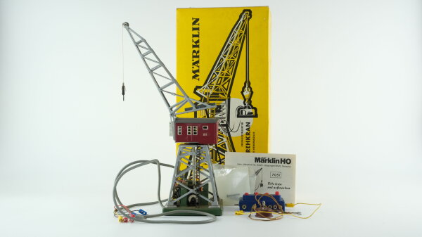 Märklin H0 7051 Ferngesteuerter Drehkran mit Hebemagnet