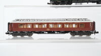 Minitrix N Konvolut Speisewagen beige-braun Schlafwagen braun Personenwagen 2.Kl. grün DB/C.I.W.L.