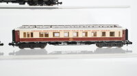 Minitrix N Konvolut Speisewagen beige-braun Schlafwagen braun Personenwagen 2.Kl. grün DB/C.I.W.L.