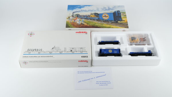 Märklin H0 45012 Wagenset "Mit Volldampf ins 3. Jahrtausend" Limitierte Sonderserie zum Jahrtausendwechsel