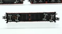 Märklin H0 Konvolut Niederbordwagen Gedeckter Güterwagen Schiebedachwagen Selbstentladewagen "Erz IIId" Rungenwagen DB