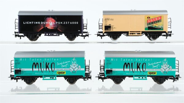 Märklin H0 Konvolut Kühlwagen "MUKO ASTRA Licht ins Dunkel"DB