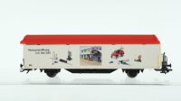 Märklin H0 Konvolut Containertragewagen "märklin magazin märklin museum Info-Tage 1995" Kühlwagen mit Bremserhaus "18. September 1991"  Gedeckter Güterwagen DB