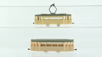 Prefo H0 Strassenbahn 2-teilig STANDMODELL ohne Antrieb