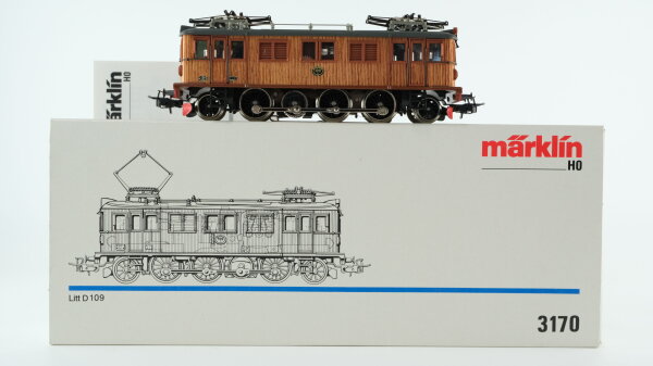 Märklin H0 3170 E-Lok BR Litt D 109 SJ Wechselstrom (vermutlich verharzt)
