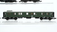 Minitrix/u.a. N Konvolut Personenwagen Gepäckwagen mit Postabteil Personenwagen "Silberling" 2.Kl. DB/DR/Länderbahn