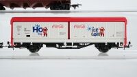 Unbekannt H0 Konvolut Seitenwandschiebewagen "Ho Ho Ho Coca-Cola" Silowagen "Transcereales" Selbstentladewagen "CN" DB/CN