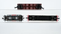Unbekannt H0 Konvolut Seitenwandschiebewagen "Ho Ho Ho Coca-Cola" Silowagen "Transcereales" Selbstentladewagen "CN" DB/CN