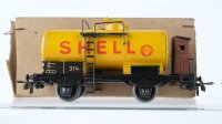 Märklin H0 Konvolut Gedeckter Güterwagen mit Bremserhaus und Zugschluss (320) Hochbordwagen mit Bremserhaus (365) Gedeckter Güterwagen (381)Niederbordwagen (364) Kesselwagen (314)