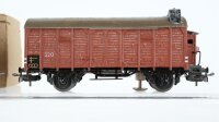 Märklin H0 Konvolut Gedeckter Güterwagen mit Bremserhaus und Zugschluss (320) Hochbordwagen mit Bremserhaus (365) Gedeckter Güterwagen (381)Niederbordwagen (364) Kesselwagen (314)