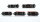 Märklin H0 Konvolut Gedeckter Güterwagen mit Bremserhaus und Zugschluss (320) Hochbordwagen mit Bremserhaus (365) Gedeckter Güterwagen (381)Niederbordwagen (364) Kesselwagen (314)