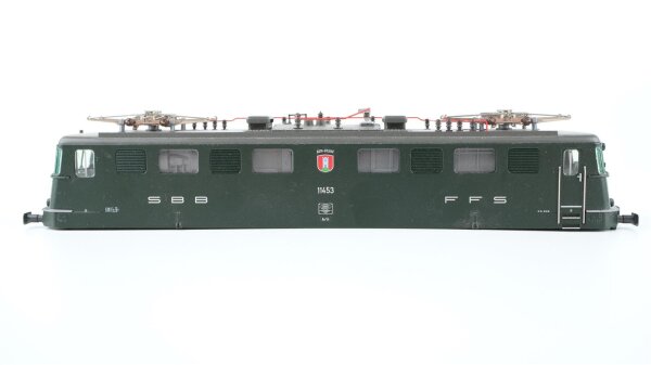 Märklin H0 Gehäuse Guß für 37362 E.Lok BR 11403 "Arth-Goldau" SBB FFS mit Pantographen und Lichtleitern