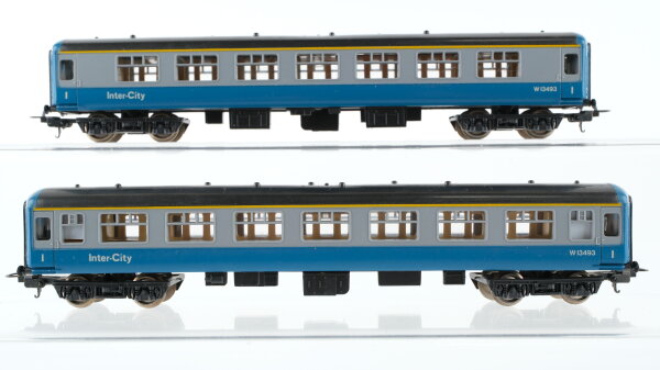 Lima H0 Konvolut Abteilwagen "Intercity W 13493" 1.Kl grau-blau UK