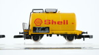 Märklin Z Konvolut Güterwagen Hupac Wagen mit Auflieger und 1 Sattelschlepper lose, Kühlwagen "Bananen", Kesselwagen "Shell", Gedeckter Güterwagen DB