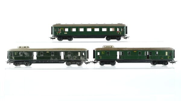 Märklin H0 Konvolut Personenwagen (346/1) Packwagen (346/4) Blech Länderbahn