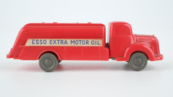 Wiking unverglast H0 780/1 B MB L3500  Esso Tankwagen rot "ESSO EXTRA MOTOR OIL" 1958-1959