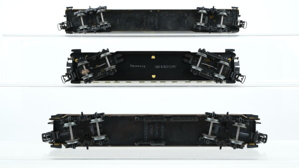 Märklin H0 Konvolut Personenwagen 2.Kl. grün Personenwagen "Bz 33010" 2 Kl. braun Schlafwagen "346/3J" Blech NSCB/FS/C.I.W.L