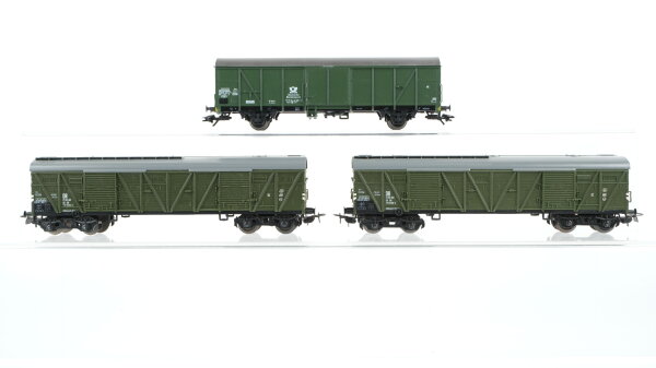 Piko/Märklin H0 Konvolut Gedeckte Güterwagen Postwagen "Deutsche Bundespost" DR/DB
