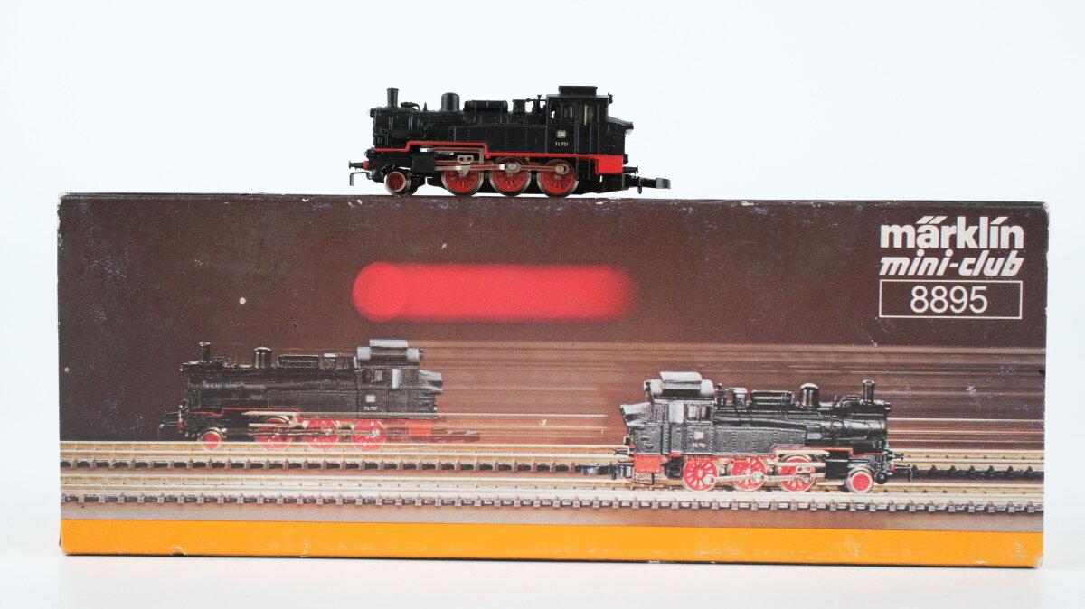 Märklin Z 8895 Dampflok BR 74 701 DB (vermutlich verharzt