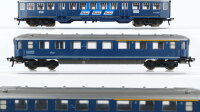 Fleischmann H0 Konvolut Personenwagen 1./2.Kl. Abteilwagen "Grolsch" blau NS