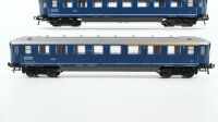 Fleischmann H0 Konvolut Personenwagen 1./2.Kl. Abteilwagen "Grolsch" blau NS