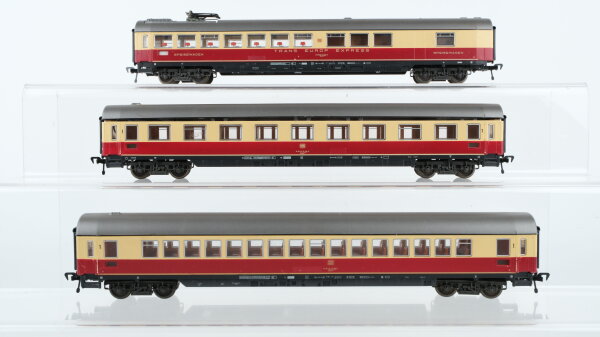 Fleischmann H0 Konvolut "TEE" Speisewagen Abteilwagen 1.Kl. Grossraumwagen 1.Kl. DB