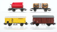 Märklin H0 Konvolut Kipplore Weinfasswagen...