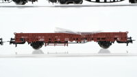 Märklin H0 Konvolut Hochbordwagen Niederbordwagen mit Container 2achsig Niederbordwagen grün 2achsig Niederbordwagen 4achsig Rungenwagen DB