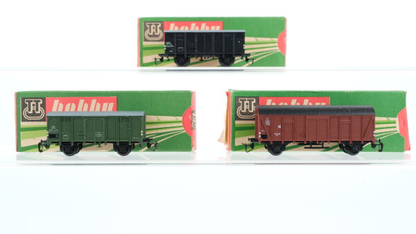 BTTB TT Konvolut Gedeckte Güterwagen MAV/DR/SNCF