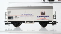 Märklin H0 Konvolut Kühlwagen "Schweriner Pils Teinacher Sprudel Kritzenthaler Pilsner" Kühlwagen "Stuttgarter Weihnachtsmarkt 1998 1999) DB/DR