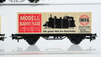 Märklin H0 Konvolut Containertragewagen "Modellbahn Süd 1998 Int. Gartenbauausst. Stuttgart 1993 Club Märklin 1989"