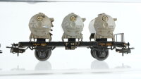 Märklin H0 Konvolut Silowagen "Quarz Werk" Behältertragewagen "VTG" Kesselwagen mit Bremserhaus "MEX-PHALT ABC" Weinfasswagen mit Bremserhaus DR/DB