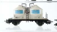 Märklin H0 Konvolut Silowagen "Quarz Werk" Behältertragewagen "VTG" Kesselwagen mit Bremserhaus "MEX-PHALT ABC" Weinfasswagen mit Bremserhaus DR/DB