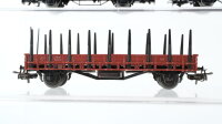 Märklin H0 Konvolut Niederbordwagen Rungenwagen DB