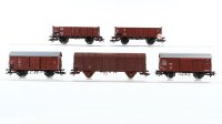 Märklin H0 Konvolut Hoichbordwagen Gedeckte...