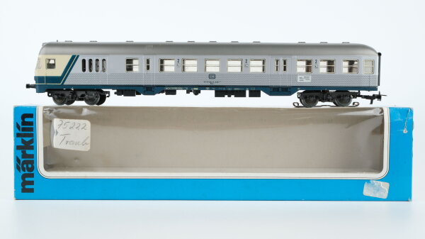 Märklin H0 4160 Nahverkehrswagen mit Gepäckabteil und Führerstand BDnf 735 der DB (Eine trittstufe fehlt)
