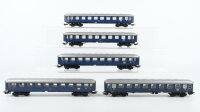 Märklin H0 Konvolut Personenwagen 1.Kl. blau 4achsig...