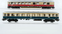 Märklin H0 Konvolut Nahverkehrs-Steuerwagen 2.Kl. orange-grau beleuchtet TEE-Speisewagen "DSG" Abteilwagen 1.Kl. beige-oceanblau DB/DSG