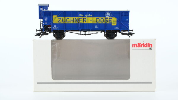 Märklin H0 46159 Gedeckter Güterwagen mit Bremserhaus Züchner  Wagen der DB Insider Jahreswagen 2000