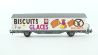 Roco H0 4340H Schiebewandwagen "Migros" "Biscuits Glaces" SBB