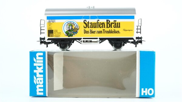 Märklin H0 4429 Bierwagen STAUFEN BRÄU (Kühlwagen)  Ichqrs 377 der DB