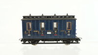 Egger-Bahn H0e Konvolut Coupewagen (2006) Packwagen (2008) blau Packwagen (2009) grün Nebenbahn