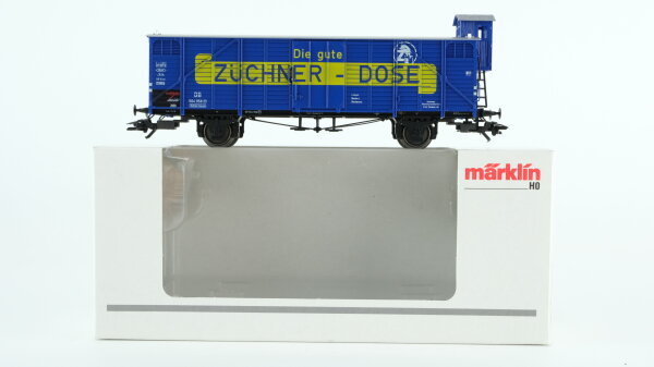 Märklin H0 46159 Gedeckter Güterwagen mit Bremserhaus Züchner  Wagen der DB Insider Jahreswagen 2000