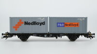 Märklin H0 47683 Behälter-Tragwagen Nedlloyd...
