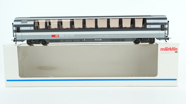 Märklin H0 4365 Aussichtswagen 1. Kl. (EuroCity-Panoramawagen) Apm der SBB