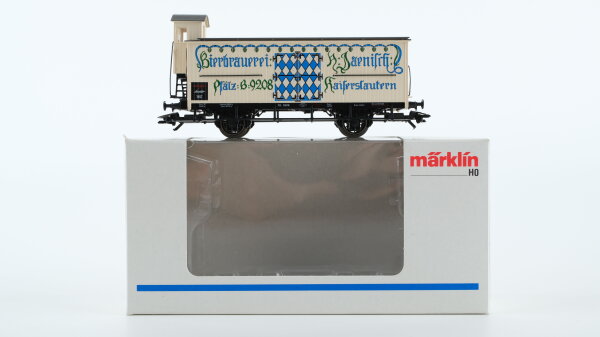 Märklin H0 48921 Bierwagen JAENISCH (Kühlwagen mit Bremserhaus)  G der K.Bay.Sts.B Insider Jahreswagen 1997