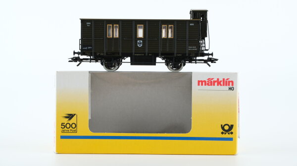 Märklin H0 4500 Bahnpostwagen 3059 Post (60-01) K.P.E.V.